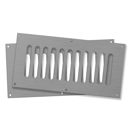 Firegear VENT-KIT-6X12SS stainless steel 6 x 12 inch vent kit
