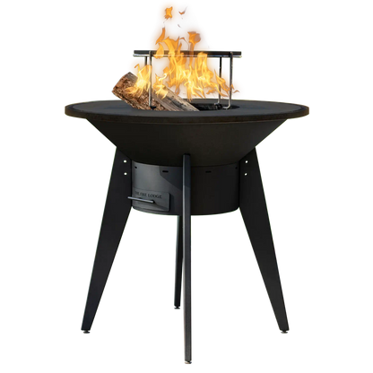 Videl Grills Mojave Wood Burning Grill, black