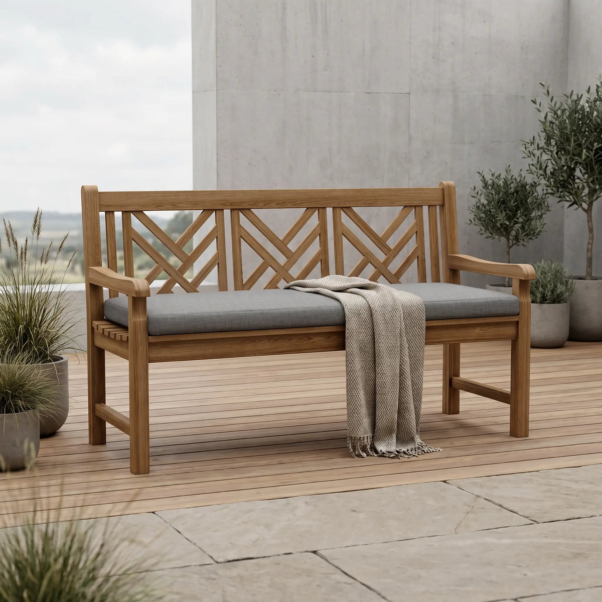 Anderson Teak Vilano 3-Seater Bench
