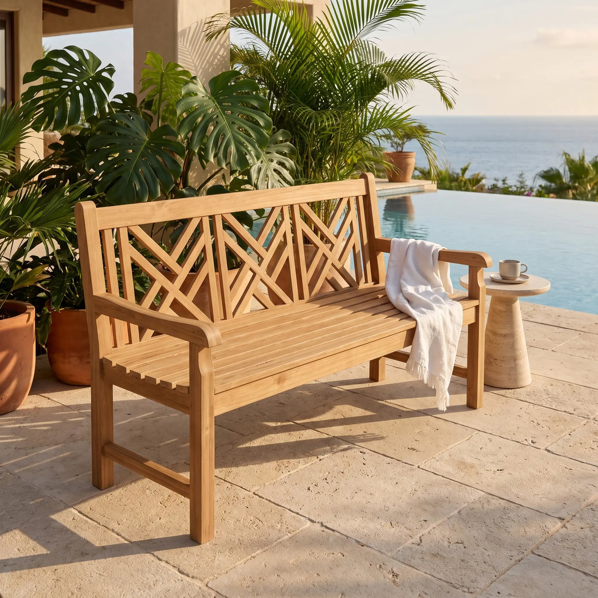 Anderson Teak Vilano 3-Seater Bench