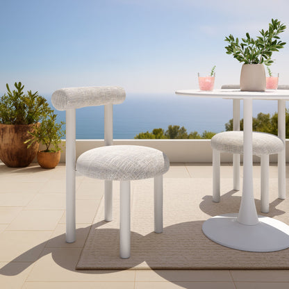 Ceres Outdoor Patio Dining Chair, Beige