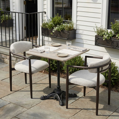 Midori Outdoor Patio Dining Chair, White