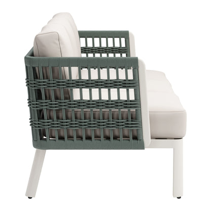 Bridgehampton Outdoor Patio Sofa, White