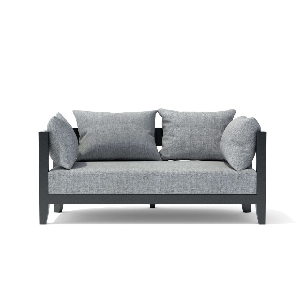 Anderson Teak Coronado Deep Seating Aluminum Loveseat