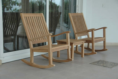 Anderson Teak Del-Amo Bahama 3-Piece Set with Square Side Table