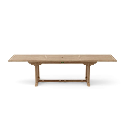 Anderson Teak Bahama Stackable Sahara 9-Piece Rectangular Dining Set