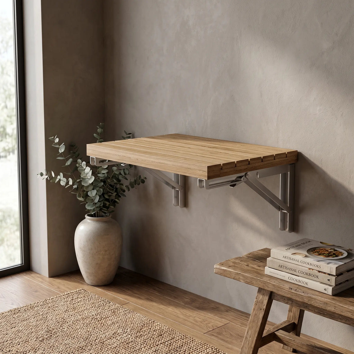 Anderson Teak Wall Mount Folding Chair I