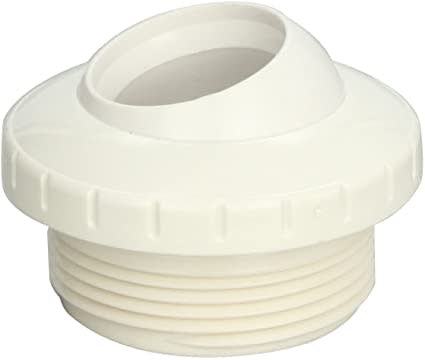 Waterway Plastics Eyeball Return Fitting, 1 inch, White, model 400-1410EB