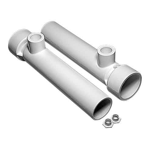 Waterway Plastics Gunite Venturi Tee, with Nozzle, for Pool Plumbing, model 212-3350