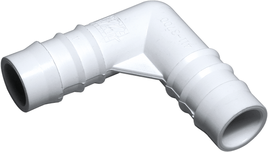 Waterway Plastics 90-Degree Elbow, 3/4 inch Barb Coupling, model 411-3700