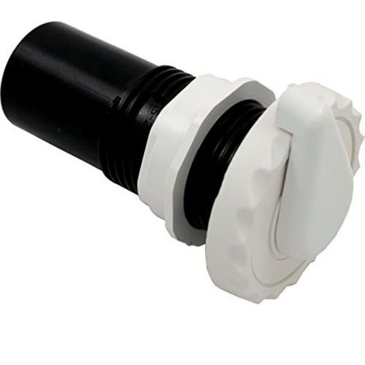 Waterway Plastics Notched Air Control, 1 inch, Black, model 660-3571