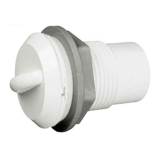 Waterway Plastics H-Style Air Control, 1/2 inch, White, model 660-3300