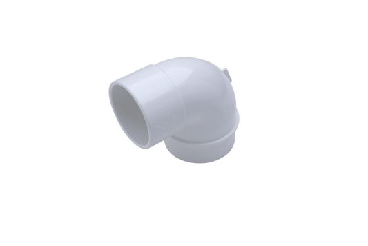 Waterway Plastics 90-Degree Elbow, 2-1/2 inch Slip x 2 inch Spigot, for Pools, model 642-3700
