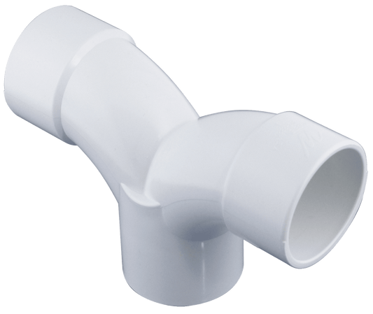 Waterway Plastics Sanitary Sweep Tee, 2-1/2 inch x 2-1/2 inch x 2-1/2 inch, model 413-2320