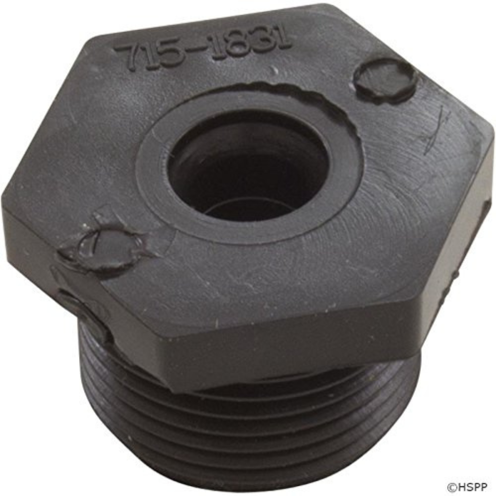 Waterway Plastics Sensor Well Thread Plug, for Pool Equipment, model 715-1831