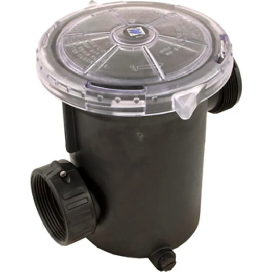 Waterway Plastics Spa Pump Trap Assembly, 6 inch Trap Body, 2 inch Union, Replacement, model 310-6600