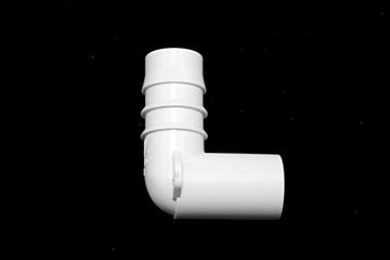 Waterway Plastics 90 Degree Adapter, 1/2 inch Spigot x 3/4 inch Barb, model 411-3500