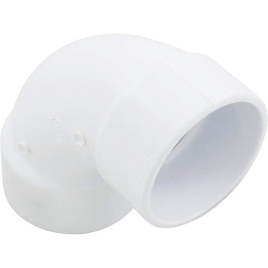 Waterway Plastics 90-Degree Socket Elbow, 2 inch Socket, model 411-9130