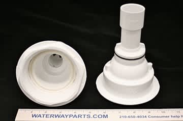 Waterway Plastics Power Storm Gunite Thread-In Jet Wall Fitting, model 228-6710