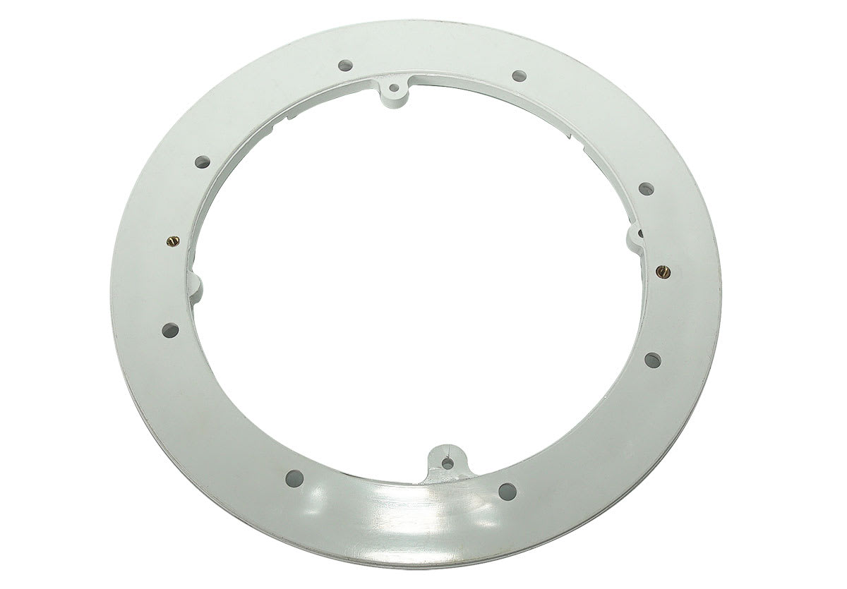 Waterway Plastics Vinyl Liner Main Drain Mounting Plate, 8 inch, White, model 642-2090