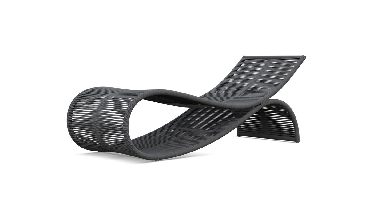 Wave Chaise Lounge in Pebble