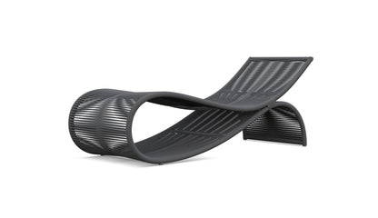 Wave Chaise Lounge in Pebble
