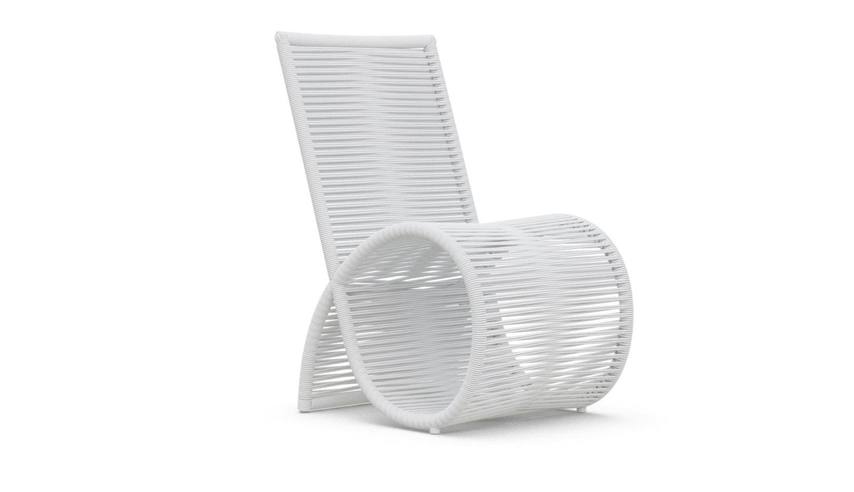 Wave Dining Chair, Set of 2 in White Mist