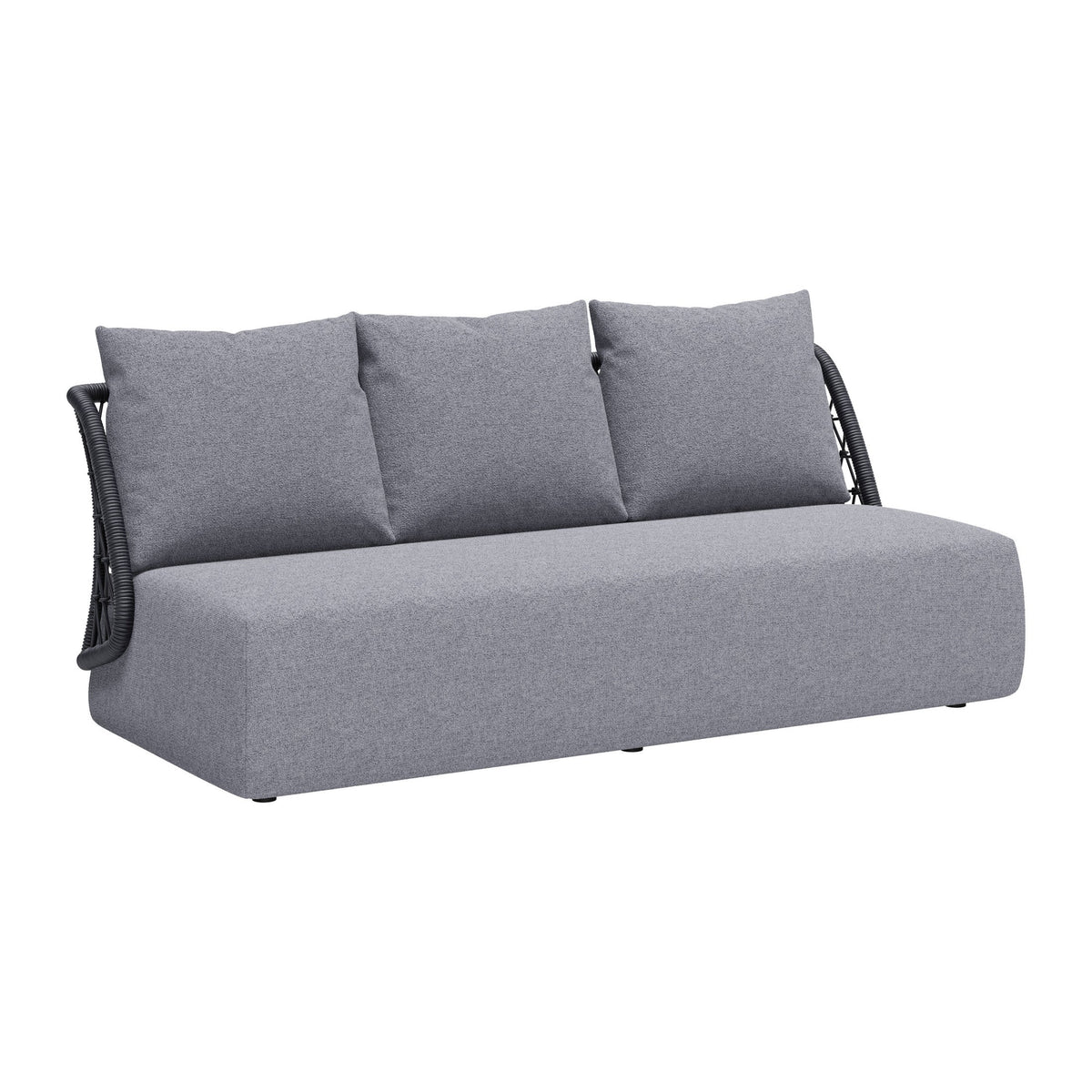 Mekan Outdoor Patio Sofa, Gray