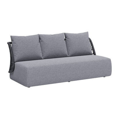 Mekan Outdoor Patio Sofa, Gray
