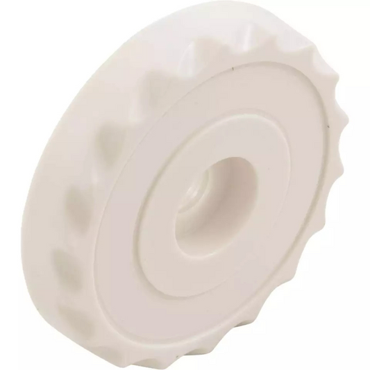 Waterway Plastics FAS Scalloped Air Control Knob, 1 inch, White, model 662-3010