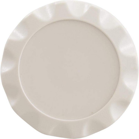 Waterway Plastics Scalloped Air Control Knob, White, model 662-1900