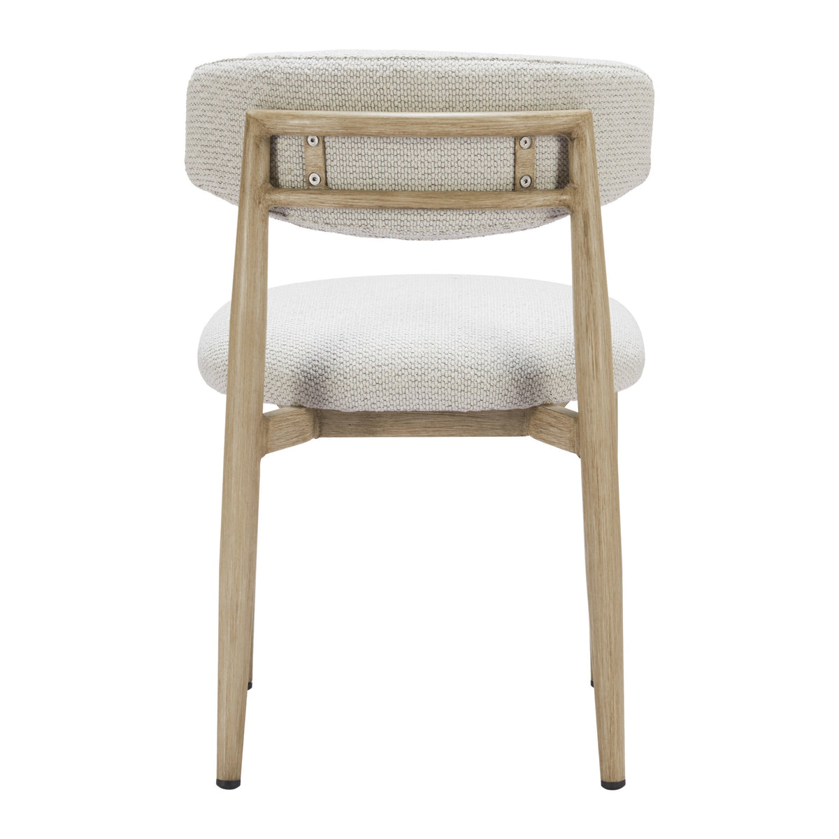 Bege Outdoor Patio Dining Chair, White
