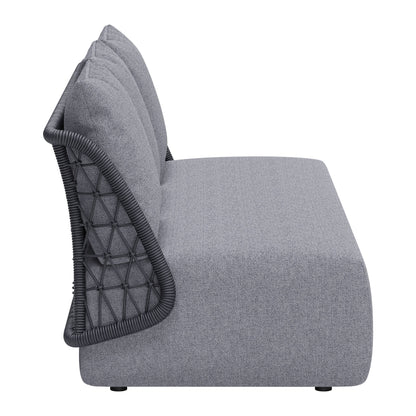 Mekan Outdoor Patio Sofa, Gray