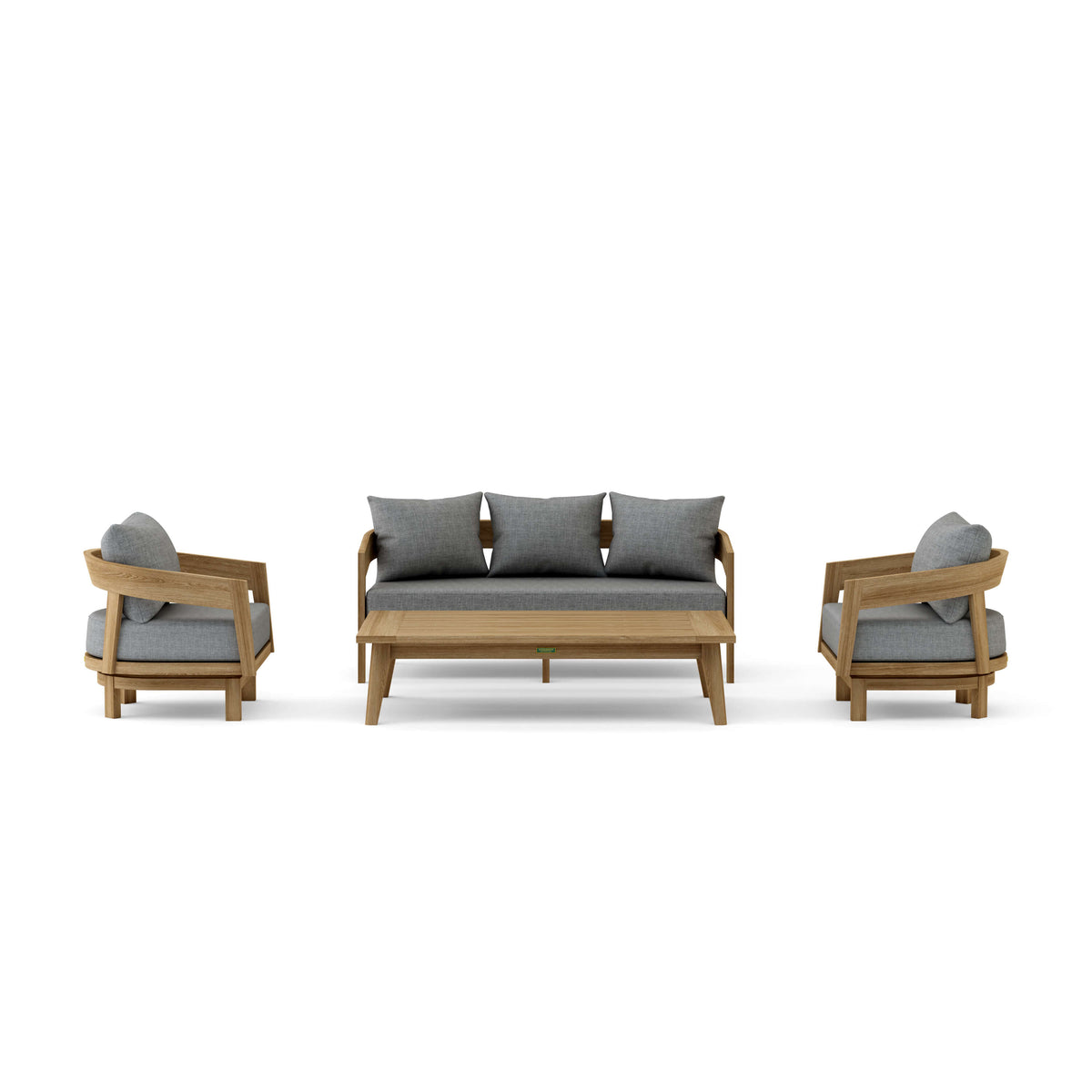 Anderson Teak Toscana 4-Piece Deep Seating Swivel Set