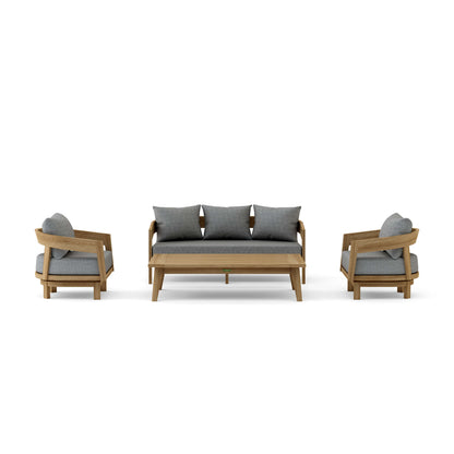 Anderson Teak Toscana 4-Piece Deep Seating Swivel Set