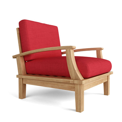 Anderson Teak Bahama Brianna 6-Piece Deep Seating Armchair Set