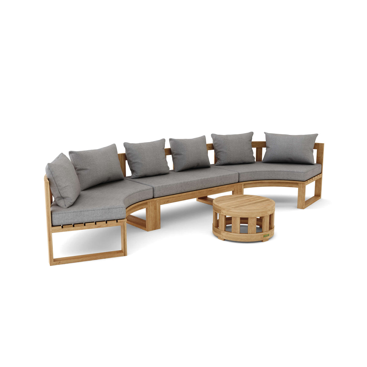 Anderson Teak Circular Modular Deep Seating Set