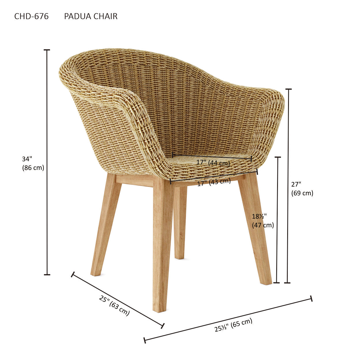 Anderson Teak Padua Dining Chair