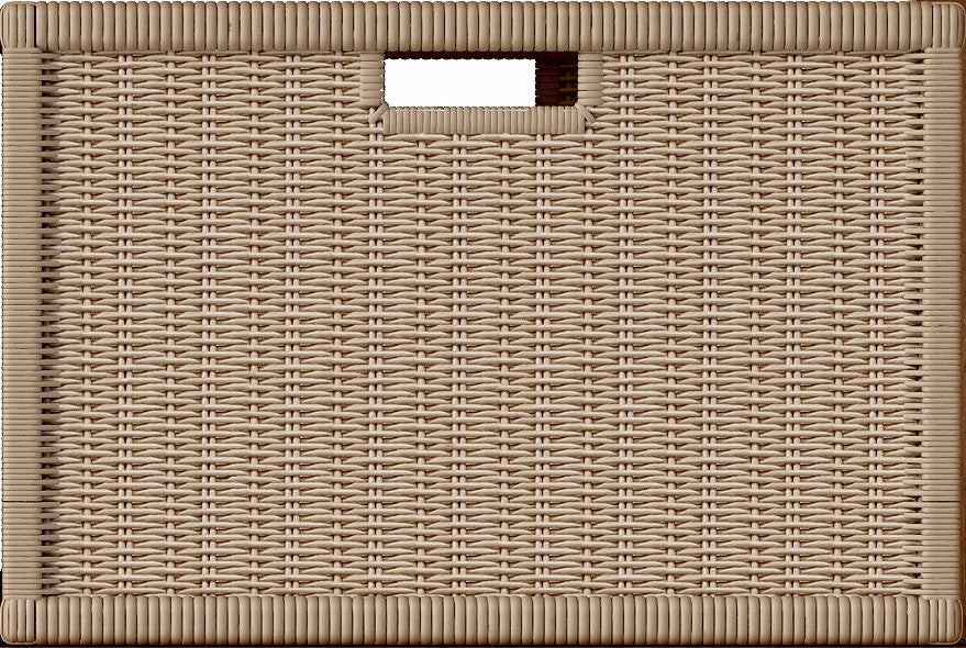 Anderson Teak Wicker Basket for the Towel Console