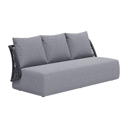 Mekan Outdoor Patio Sofa, Gray