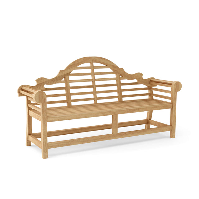 Anderson Teak Marlborough 3-Seater Bench, Natural Finish