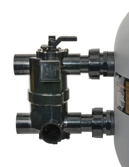 Jandy Backwash Valve with Unions, for DEL Series DE Filters, model 8034J
